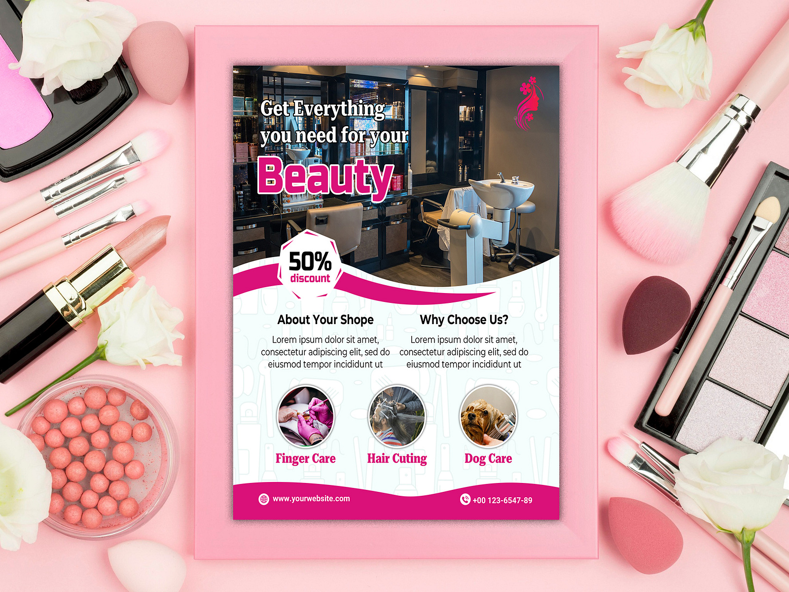 Beauty Salon Flyer by Md Reyad on Dribbble