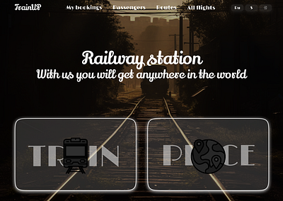 Layout design for the railway station design ui ux
