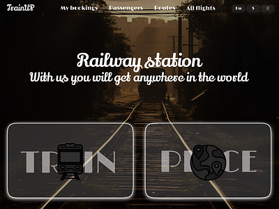 Layout design for the railway station design ui ux