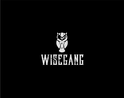 wise gang conceptual creative gang graphic design logo wise