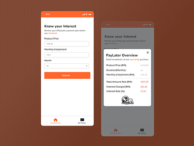 Financial Mobile App app branding ui