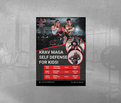 GYM Flyer branding design graphic design gym flyer illustration logo social media design social media post social media post design ui vector