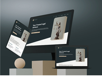 Law Firm Website Redesign Design branding illustration law firm redesign responsive design ux web design