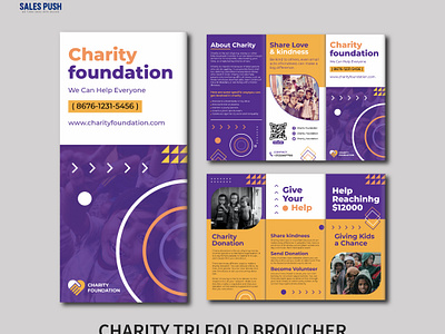 Charity Foundation Tri Fold Broucher b fold broucher broucher broucher design charity broucher chrity broucher designs graphic graphic design graphic designer graphic designs tri fold broucher