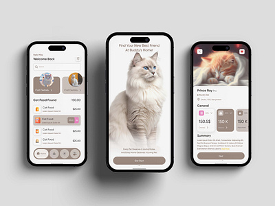 Pet Shop App adobe xd ai app app design branding canva design figma figma design illustrator photoshop ui ui design ui ux design uiux userinterface design userintersace ux ux design web design