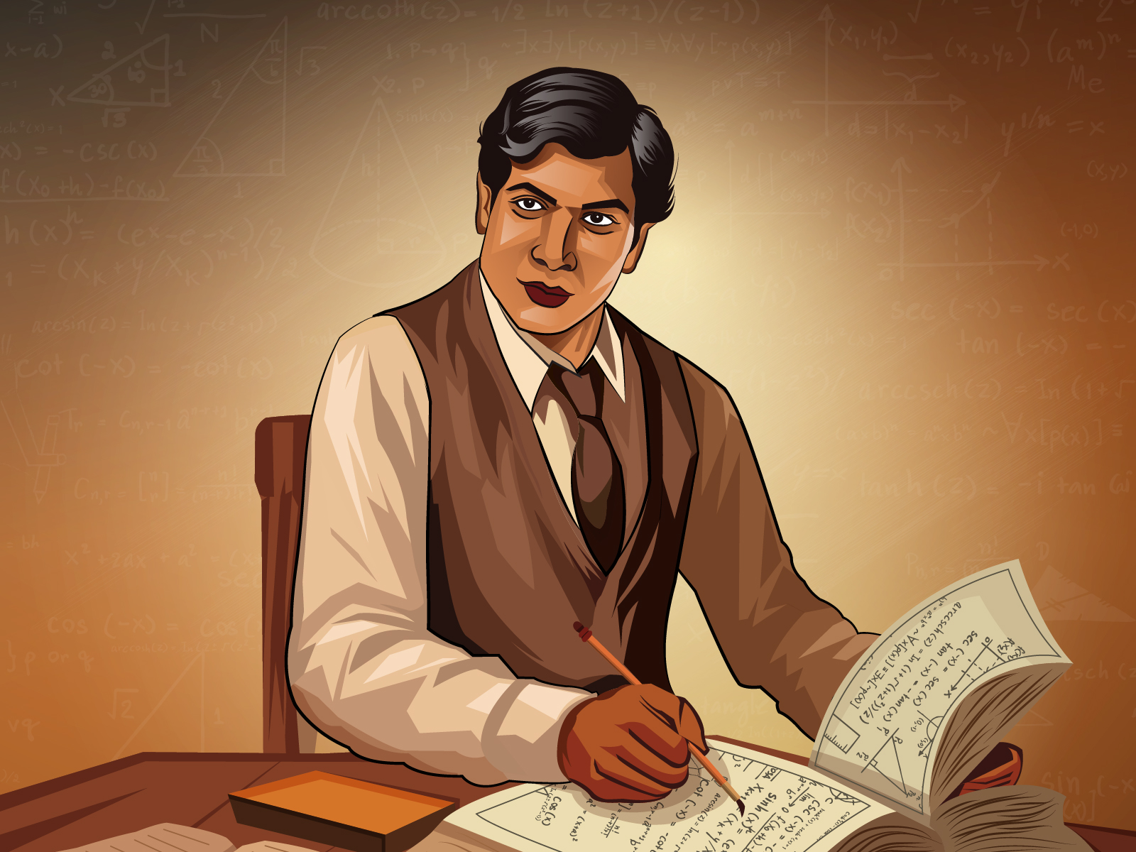 NSD21 - S Ramanujan by subhankar-biswas on DeviantArt