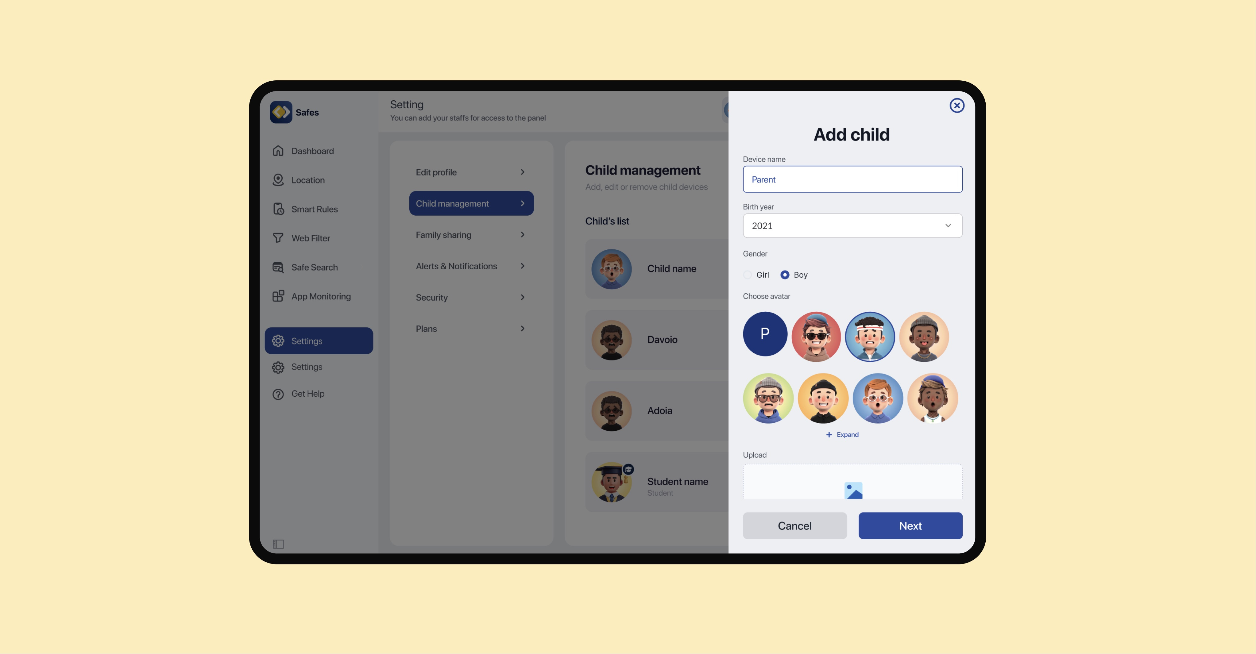 The new way to keep your kids safe online addchild childprotection collaboration cybersecurity map parentalcontrol parentalcontrols safes tracking ui web