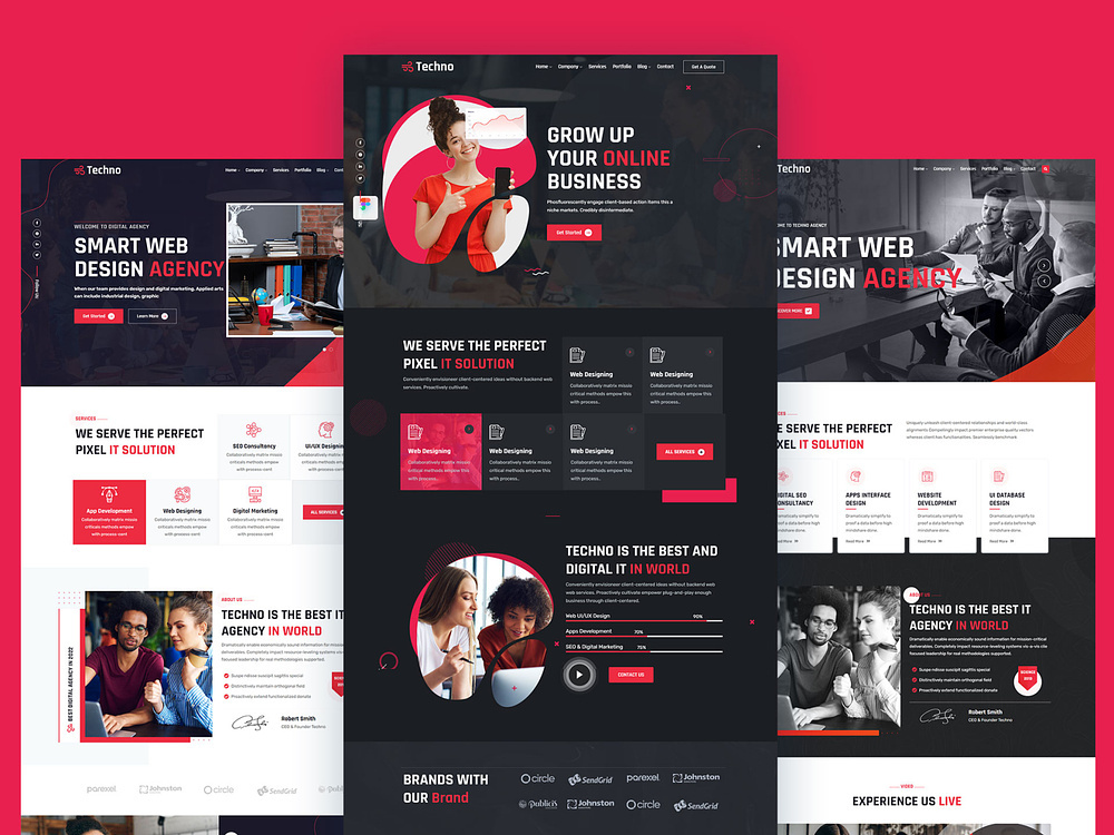 Best Website Template by Hossen Babu Orfe Hira on Dribbble Best Website Template by Hossen Babu Orfe Hira on Dribbble