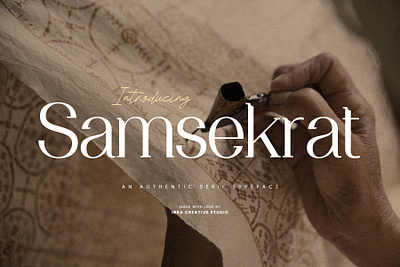 Samsekrat – An Authentic Serif Typeface simple font