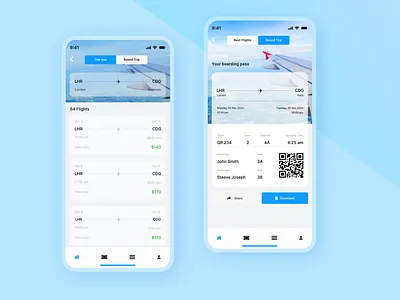 Boarding Pass challenge 024 prompt: boarding pass ui