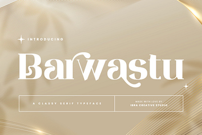 Barwastu – A Classy Serif Typeface simple font
