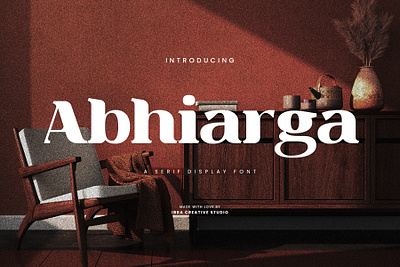 Abhiarga – A Display Serif Font simple font