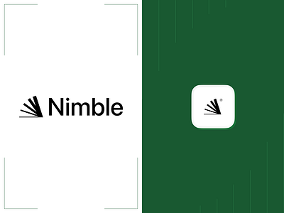 Nimble brand branding buro design erneue graphic design green identity logo logomark sport sportswear tennis