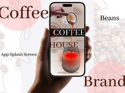 Coffee Mobile App Splash Screen Design app beans brand brown coffee drink filter milk mobile nescafe prototype raw splash screen starbucks sugar tim hortons ui user experience user interface ux