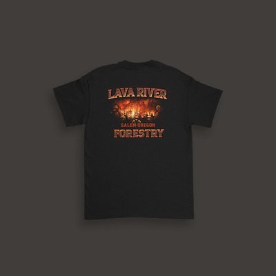 LAVA RIVER FORESTRY adobe illustrator adobe photoshop branding graphic design logo tshirt design wildland firefighter