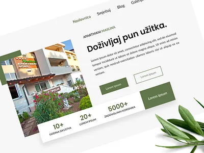 Website Design for Seaside Apartments ui ux webdesign