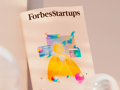 Forbes Startups Illustrations adobe adobe after effects adobe illustrator animation art direction editorial gradients graphic design