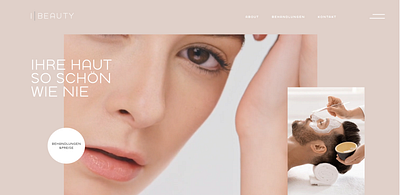 Website design for I-Beauty ui ux webdesign websitedesign