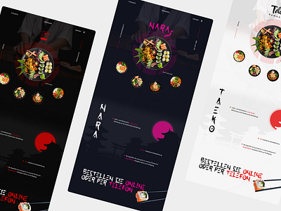 Website Redesign - Sushi restaurant ui ux website websitedesign