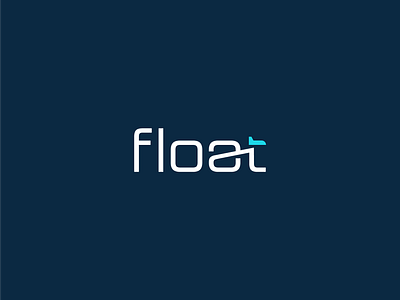 Float branding concept double meaning float logo plane roxana niculescu simple sky travel vacation wordmark