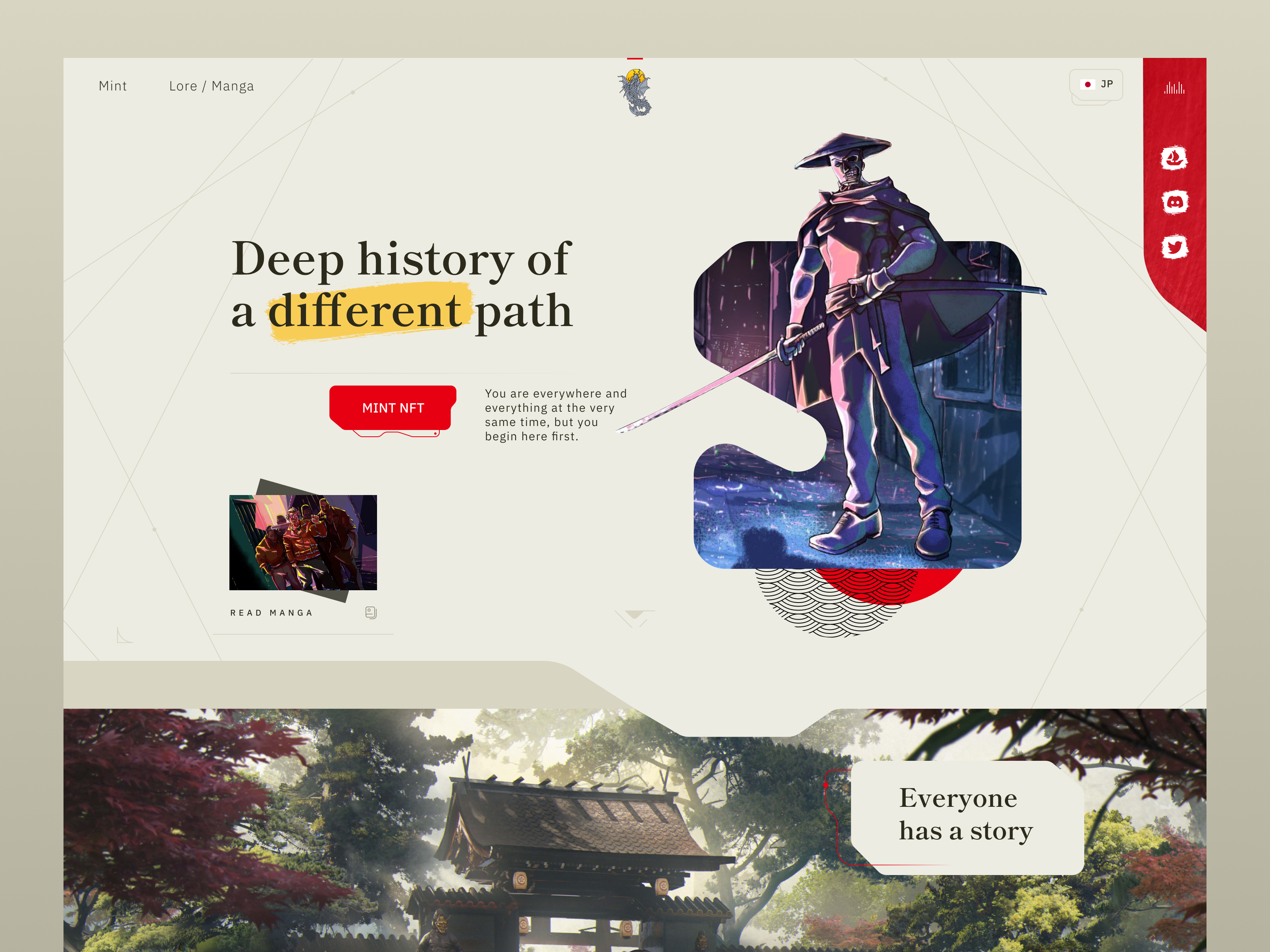 Wedon // Website 3d animation blacklead blackleadstudio book design development history japan manga motion nft project web webdesign website work