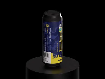 Tankbusters - case study animation beer branding can design illustration package