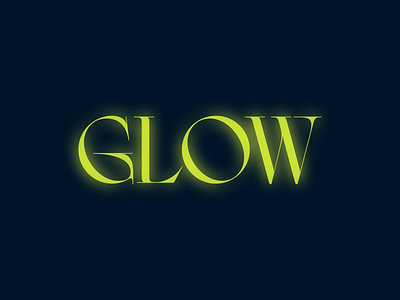 Dark Radiant - Text Glow Effect animation app clean creativity design effect flat glow glowing graphic design minimal motion motion graphics neon radiant shine star svg svgator typography