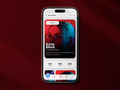 Duo Mobile - Multipurpose Mobile Kit & PWA android app app template card based design design design template detached menu footer menu glass effect gradient ios iphone iphone 15 mobile mobile design mobile template neon neon colors sidebar ui