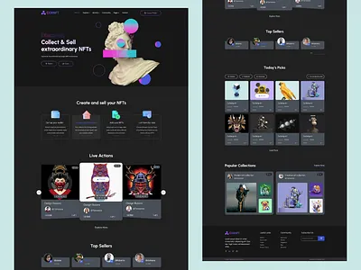 NFT Ui Web Page Design adobe xd branding canva design figma figma design figma ui graphic design illustrator logo photoshop ui ui design uiux userinterface userinterface design ux ux design web design