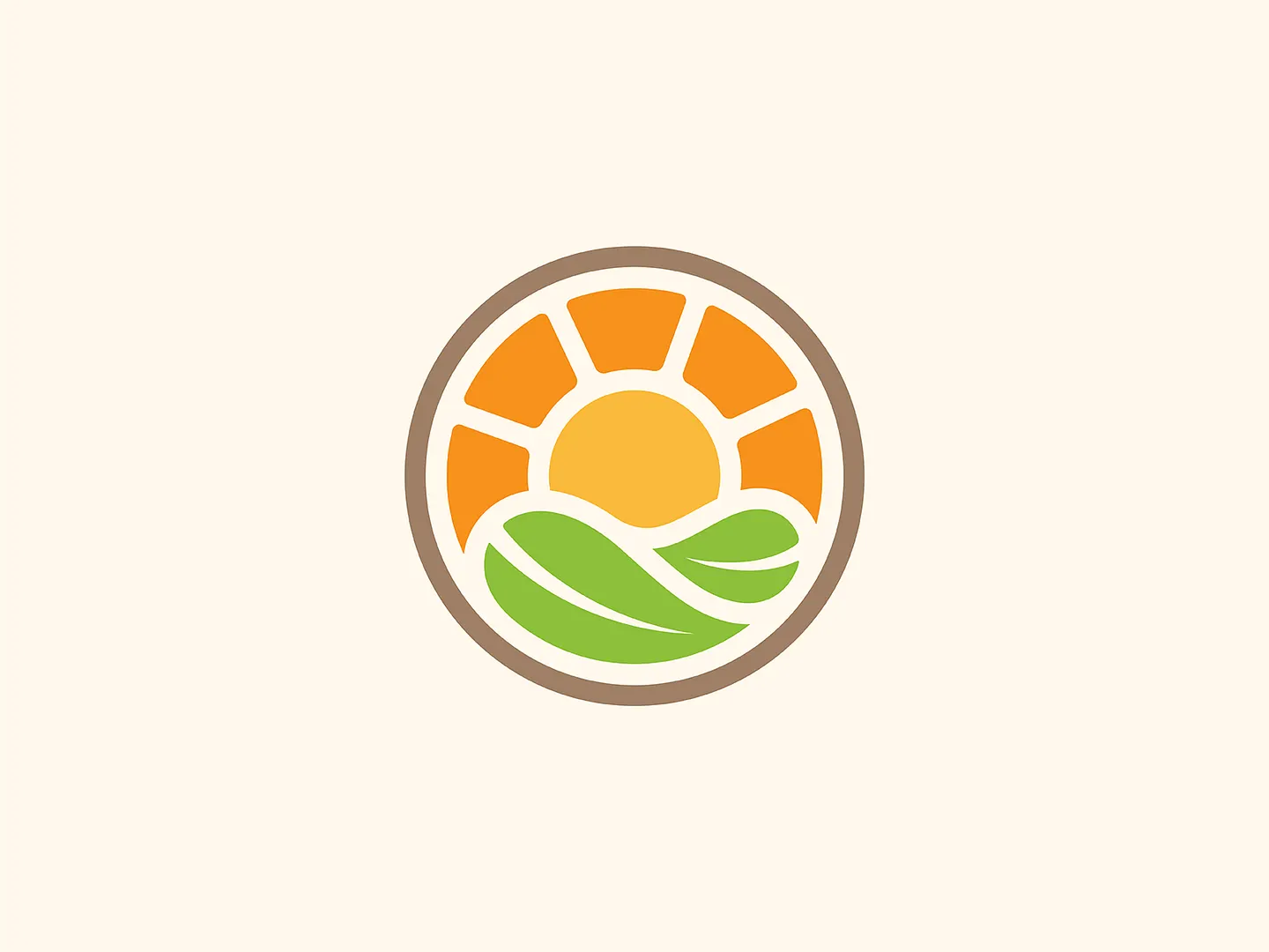 Vibrant Farm Logo Design for Organic Websites