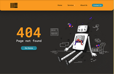 Error Page UI Design 404 404 page ui error page graphic design illustration ui ui design user interface website