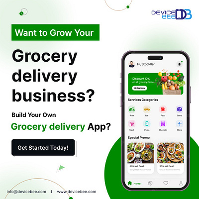 Grocery Delivery App - Instashop Clone - devicebee grocery app development dubai grocery business grocery delivery app instashop clone on demand grocery app talabat grocery clone über for grocery