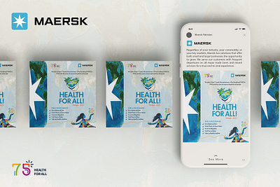 World Health Day I Maersk I Social Media Post social media
