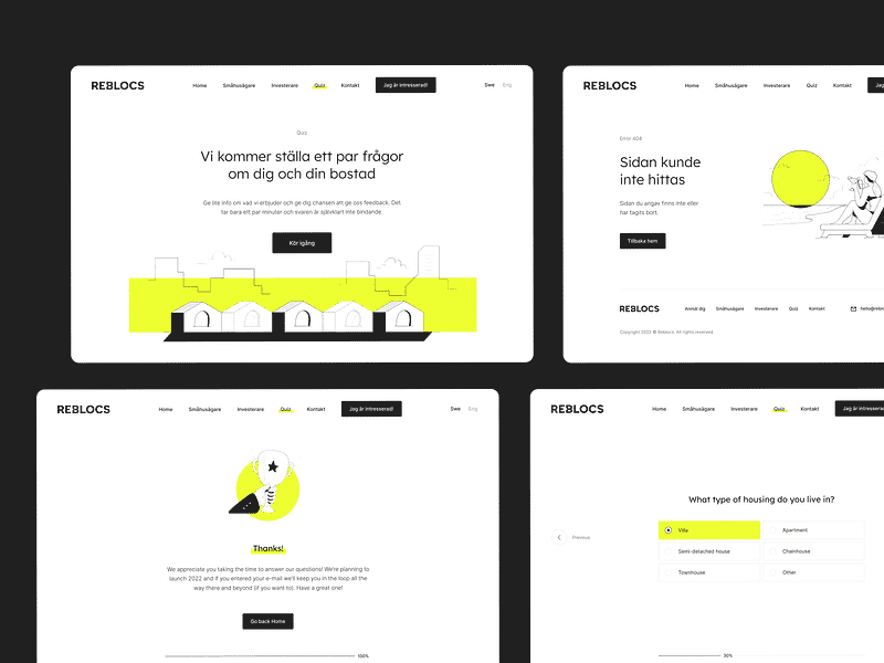 Reblocs – Website for the real estate investment industry adchitects app branding design fluorescent investment logo minimal real estate responsive web design responsive website shopify simple ui user experience ux web website