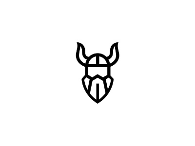 Viking alex seciu branding horns logo human logo line logo viking logo warrior logo