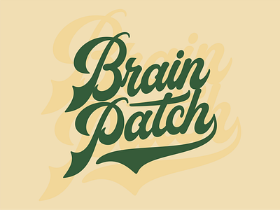 Brain Patch | Logotype branding design graphic design logo logotype typeface