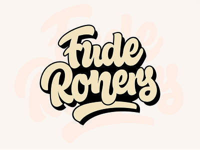 Fude Roners | Logotype branding design graphic design logo logotype typeface vector