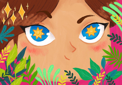 Beautiful eyes 2d amazon kdp amazon kindle anime like art big eyes bright colours character design children book children book illustration childrens art cute eye gouache imitation illustration kid illustration kidlitart