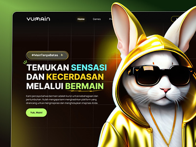 Yumain - Website Design games inspiration logo ui uiux user interface web design website design