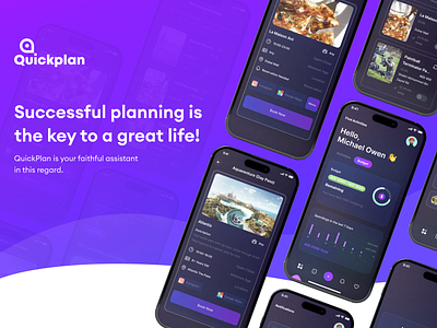 Landing page for a mobile app 3d 3d app 3d website app design illustration interface landing landing page lifestyle planing research ui ui kit uiux design webdesign website