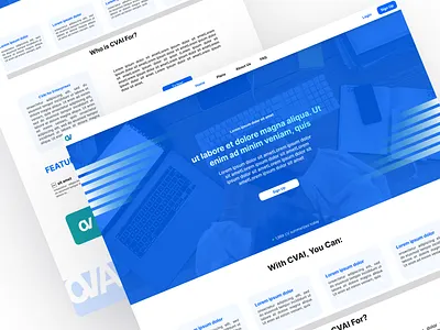 CVAI (Website) ai branding design graphic design hr management ui uiux ux website