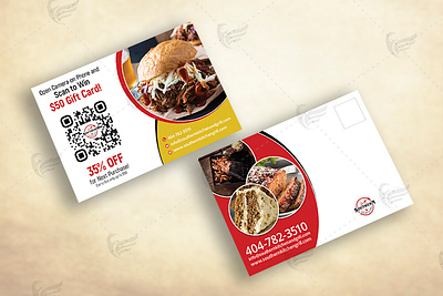 Restaurant Postcard Design design direct mail postcard directmailpostcard eddm eddm postcard eddm postcard design flyer post card design postcard postcard design restaurant postcard design