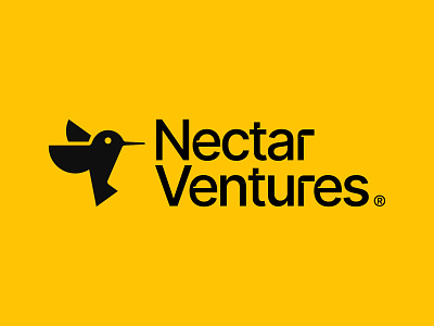 Nectar Ventures®️ animal bird brand branding design fly hummingbird icon invest logo mark venture