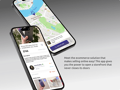 Ecommerce Mobile App Concept ecommerce onlinestore appdesign