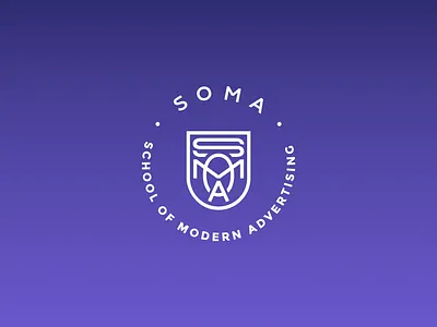 SOMA — Logotype animation branding edtech education graphic design logo logotype marketing modern school university