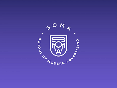 SOMA — Logotype animation branding edtech education graphic design logo logotype marketing modern school university