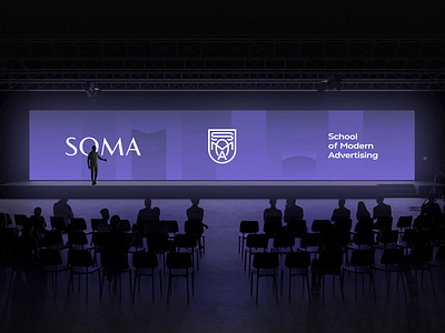 SOMA — Branded Graphic animation branding conference edtech graphic design marketing modern school university visual identity