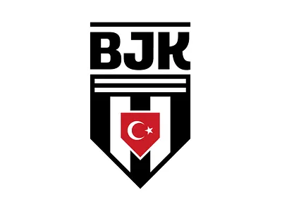 Beşiktaş ball besiktas beşiktaş branding design flag football graphic design illustration logo logo rebranding new shield soccer turkey turkish white