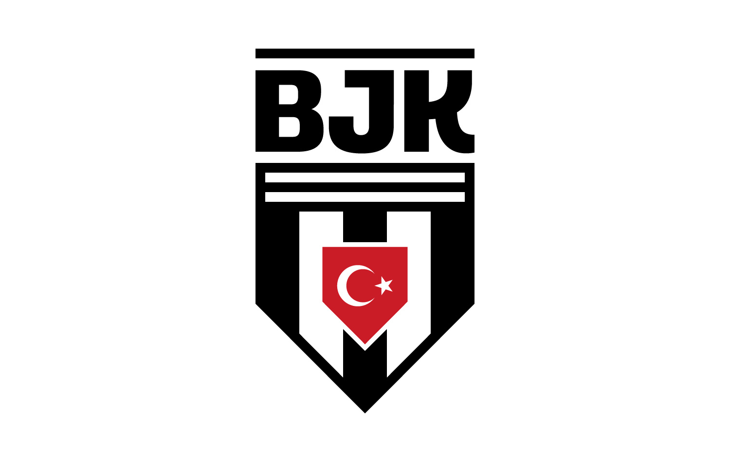 Besiktas Striped Official Flag