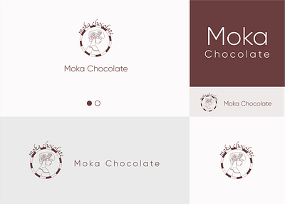 Moka Chocolate - Logo Design appdesign art branding design graphic design illustration illustrator logo logodesign ui uidesign ux uxdesign vector webdesign